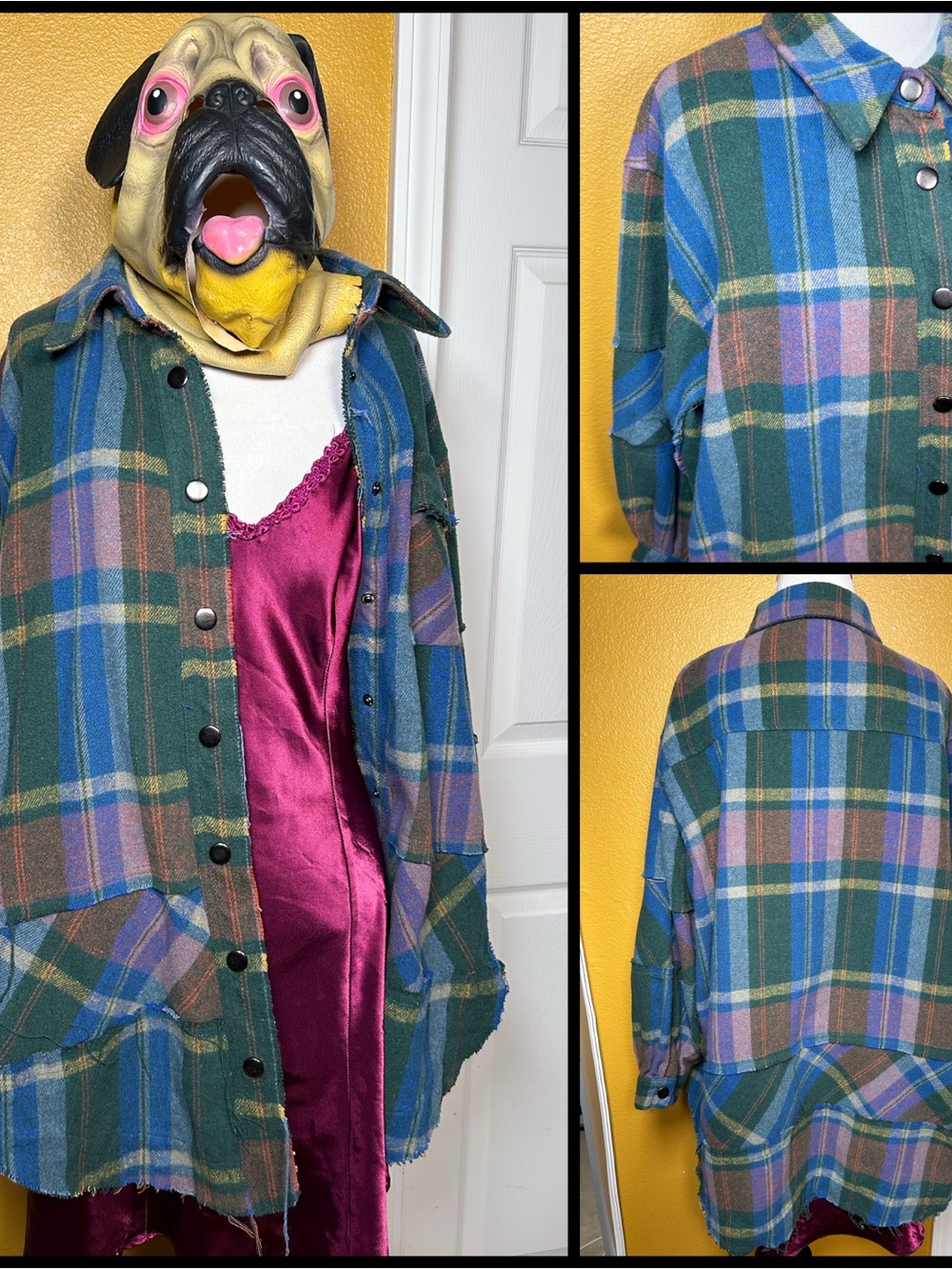 Rad, OLI & HALI, plaid jacket!!